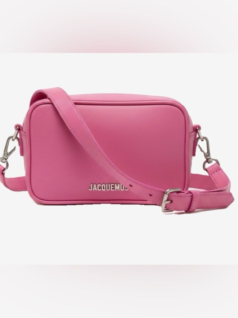 🛍️Jacquemus Authentic La Baneto Leather Crossbody Camera Bag
